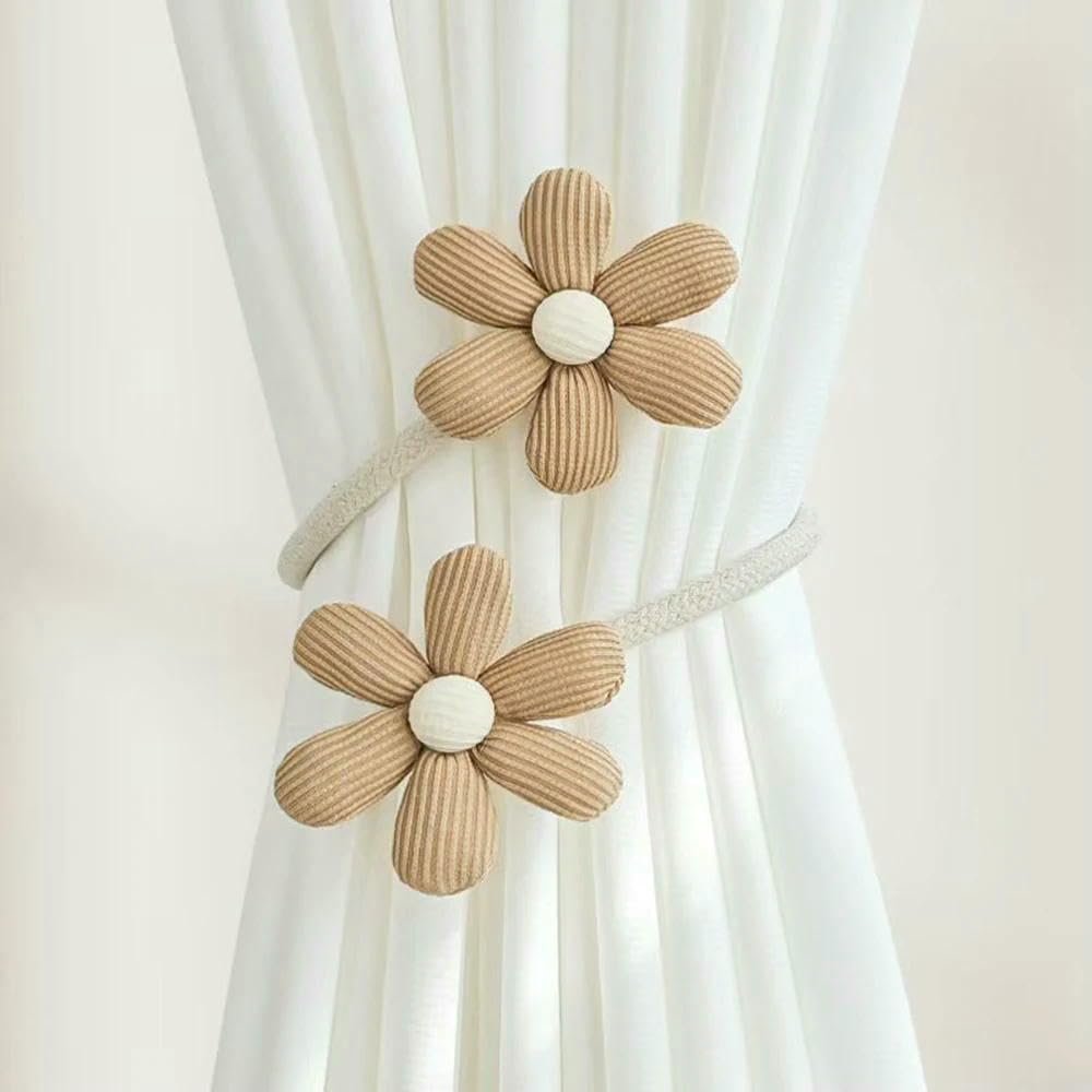 SIHAOYY Flower Curtain Tiebacks