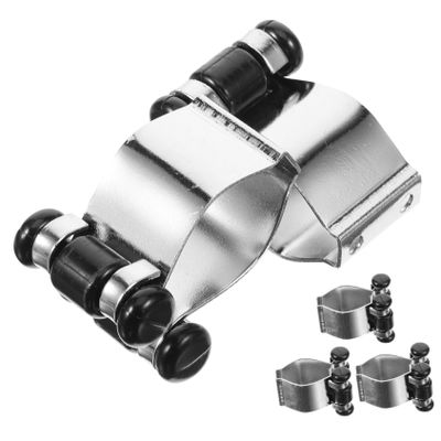 GALPADA Pool Cue Holders, 5-Piece Metal Set with Adjustable Clamp