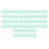 Plastic Binding Spines, 30 Rings, 19 mm, for A4/B5/A5 Paper, 150-Sheet Capacity, 10-Pack, Green view 1