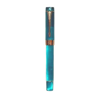 NVVVNX Arrow-Shaped Resin Fountain Pen, Gold Clip (07, EF)