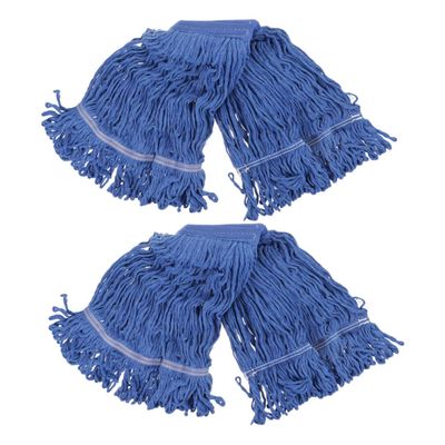 Garneck 2-Pack Replacement Mop Heads, Water-Absorbent Cotton and Polyester, for Tile Cleaning