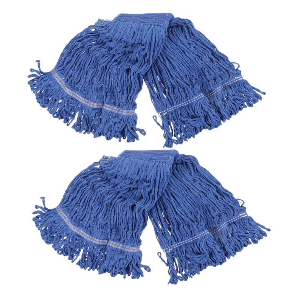 Garneck 2-Pack Replacement Mop Heads, Water-Absorbent Cotton and Polyester, for Tile Cleaning