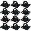 Dnyta Stainless Steel Ceiling Hooks with Screws, Eye Plate Ring Hooks for Wall or Ceiling Mounting view 1