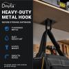 Dnyta Stainless Steel Ceiling Hooks with Screws, Eye Plate Ring Hooks for Wall or Ceiling Mounting view 3