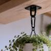Dnyta Stainless Steel Ceiling Hooks with Screws, Eye Plate Ring Hooks for Wall or Ceiling Mounting view 4