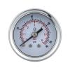 BADIKA Mini Pressure Gauge for Fuel Pressure Measurement, 40 mm (1-1/2 in), Vacuum Gauge, Rear Axial Connection, Stainless Steel Case, Brass Connection, for Water and Gas (NPT 1/8, 0-16 bar) view 1