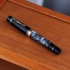 NVVVNX Large-Piston Fountain Pen, Orange, No. 6/8 EF/F/M, Hard-Rubber Nib, Copper Texture (01, Nib Only) view 4