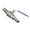 HZZGMANCAJ 8 mm OD Hose Barb 304 Stainless Steel Two-Way Drain Ball Valve for Water view 1