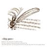 Clouism Silky Fountain Pen, European Style, Retro Nib Pen, Graduation, Birthday, Brother, Signature, Gift, Calligraphy, Stationery (Black) view 4