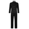 Zhongkaihua Okarun/Takakura Ken Anime Cosplay Costume for Men, Black High School Uniform Jacket and Pants Set with Wig and Glasses view 3