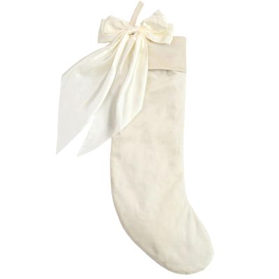 FIRSTXIU Christmas Stockings with Bows, Hanging Holiday Decorations