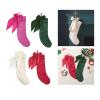 FIRSTXIU Christmas Stockings with Bows, Hanging Holiday Decorations view 2