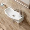 HOROW Small Washbasin for Guest WC, 45 cm, White view 1