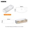 HOROW Small Washbasin for Guest WC, 45 cm, White view 2