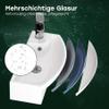 HOROW Small Washbasin for Guest WC, 45 cm, White view 4