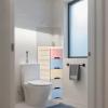 Bathroom Storage Cabinet, Slim Vertical Organizer with Wheels view 4