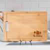 Engraved "Mr and Mrs" Cutting Board, Personalized Bamboo Board, Anniversary Gift for Couples, Housewarming Parties and Newlyweds view 1