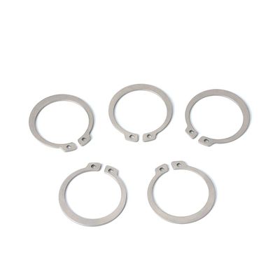 Retaining Ring Set, C-Clips, 50-Piece M11 Stainless Steel Shaft C-Type External Retaining Rings