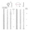 Retaining Ring Set, C-Clips, 50-Piece M11 Stainless Steel Shaft C-Type External Retaining Rings view 2