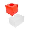 FUNOMOCYA 2-Piece Raffle Ticket Boxes, Clear Ballot and Donation Boxes with Slot view 1