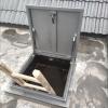 QHZYMX Aluminum Alloy Roof Hatch Shaft Cover, Theft-Resistant Reinforced Customizable Safety Cover for Roof Access (L 65 cm, W 95 cm) view 1