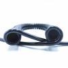3-Core Spiral Extension Cable, 17 AWG, Stretchable, 2.5 m/3.7 m view 2