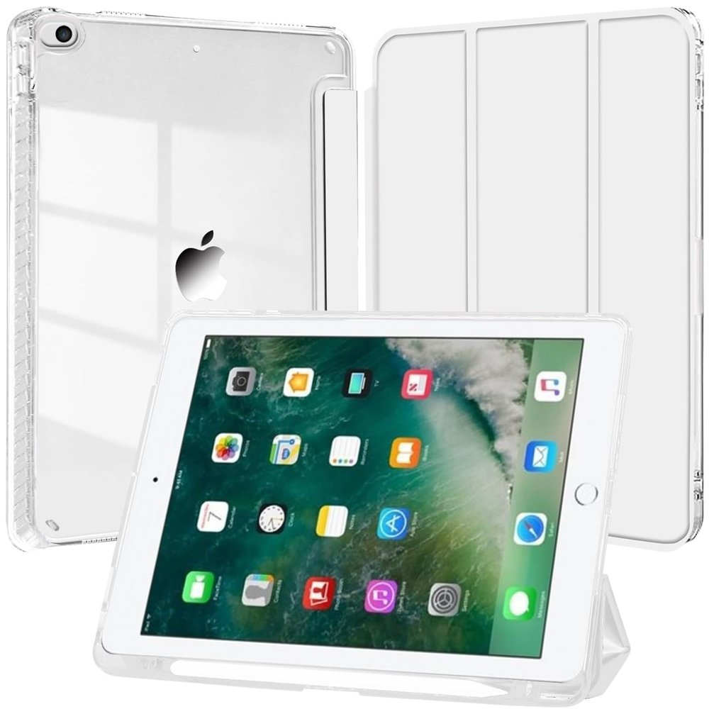 Case for iPad 6th/5th Gen 9.7-inch 2018/2017 with Pencil Holder, Silver