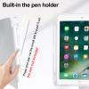 Case for iPad 6th/5th Gen 9.7-inch 2018/2017 with Pencil Holder, Silver view 3