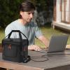 Power Station Carrying Bag with Waterproof Bottom and Side Zipper view 2