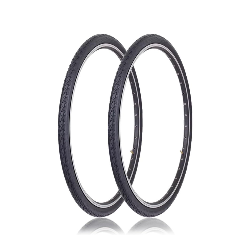 ZXCLTR 700x38c (40-622) Pair Road Bike Commuter Tires | 1 mm Puncture Protection | 60 TPI