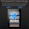 Electric Cigar Cabinet Humidor, 50 L, Up to 300 Cigars (B) view 2