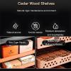 Electric Cigar Cabinet Humidor, 50 L, Up to 300 Cigars (B) view 4