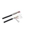 Shielded 2-Core, 4-Core PVC-Insulated Audio Speaker/Headphone Control Cable, 10 m, 30 AWG, UL2547 Certified, 1 pc (Black, 10M-30AWG, 3 Cores) view 1