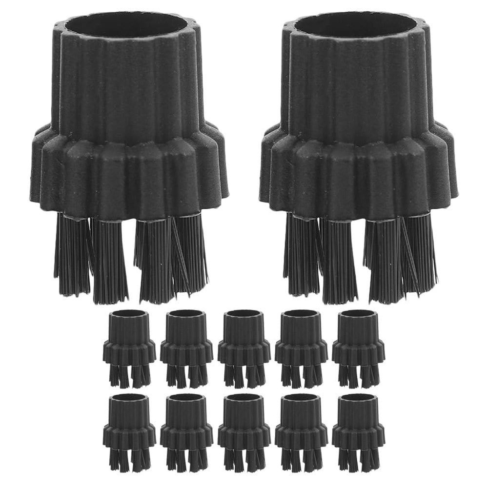 DIYEAH 12-Piece Replacement Steam Cleaner Brushes: M8 Attachments and Household Cleaning Accessories
