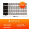 Electric Underfloor Heating for Tile: WARMON CLASSIC Two-Conductor Heating Mat, 150 W/m, incl. Thermostat with Floor Sensor view 4