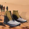 APLVFFZH Low-Ankle Gaiters for Trail Running Shoes, Sand Gold view 4