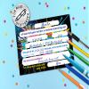 12 Graffiti Invitations for an 11th Birthday, with Envelopes, Bags, Stickers, Bookmarks and Battleship Games view 4