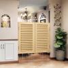 Hggdsac Wooden Saloon Swinging Doors, Style D, 85 x 70 cm view 1