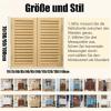 Hggdsac Wooden Saloon Swinging Doors, Style D, 85 x 70 cm view 2