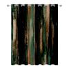Mistela Green Blackout Curtains, Dark Green Modern Abstract Grommet Panels, 2-Pack, H175 x W140 cm view 3