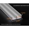 2.5 cm-Wide Double Sliding Rail for Glass Sliding Doors, 79 in view 2