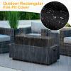 Waterproof Fire Pit Cover - Rectangular Patio Fire Pit view 2