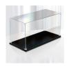 Dustproof Acrylic Display Case with Matte Black Base, 60 x 60 x 55 cm view 1