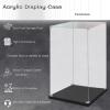 Dustproof Acrylic Display Case with Matte Black Base, 60 x 60 x 55 cm view 3