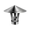 304 Stainless Steel Chimney Cap, Round, Wind and Rain Resistant, with Clamp Band (30 cm) view 1