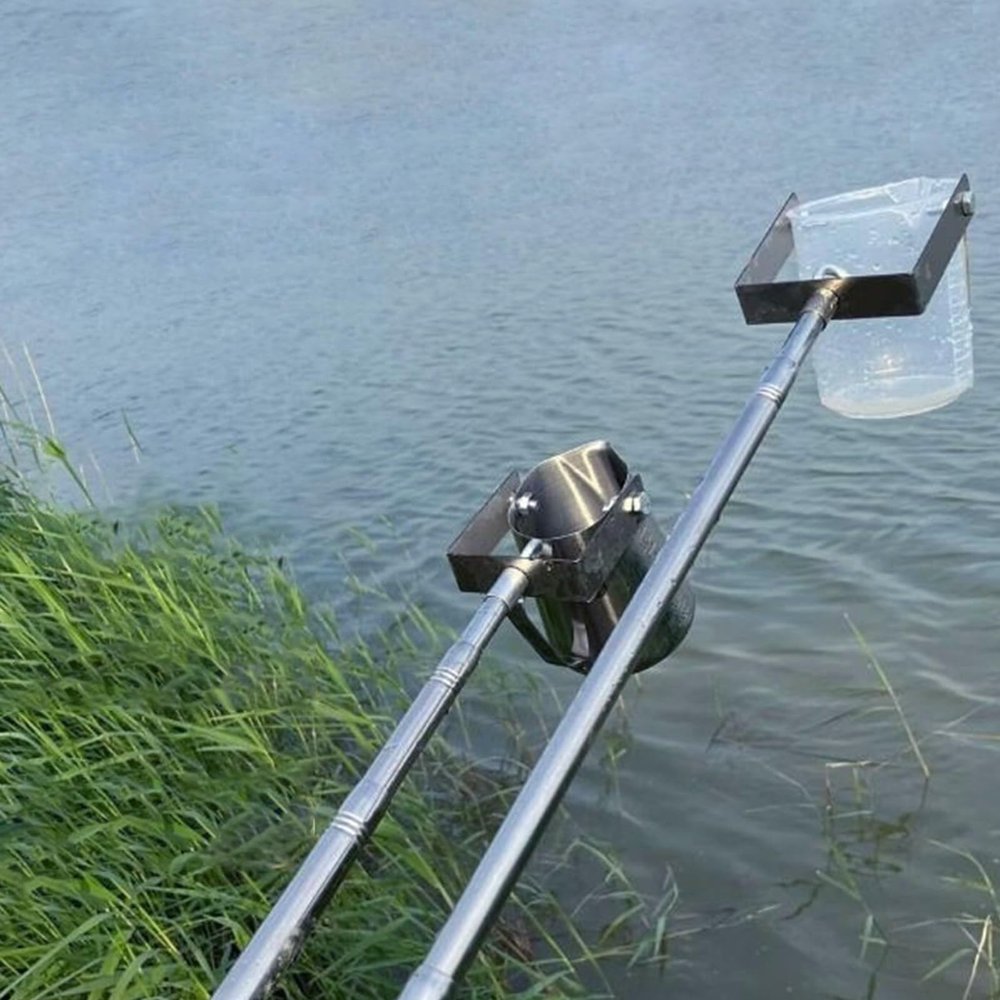 Stainless Steel Telescopic Water Sampler, 500/1000 mL, Adjustable Sampling Ladle, 0.98–2.5 m