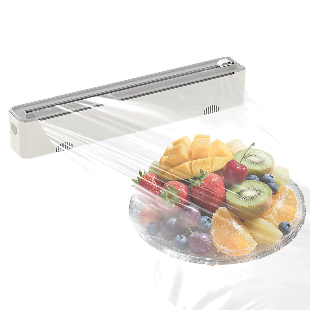 Magnetic Plastic Cling Film Dispenser and Cutter