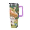1.18 L Stainless Steel Insulated Tumbler with Handle and Straw Lid view 1