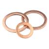 10/20 pcs Red Copper Marine Meter Sealing Ring Flat Metal Washer (10 pcs 10 x 16 x 3) view 1