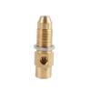 UDHBJEBQ Brass Waste Oil Burner Nozzle, Threaded Air-Atomizing Heating Oil Nozzle for Diesel and Heavy Oil Burners (0.5 mm Bore Diameter) view 1